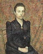 Georges Lemmen Portrait of Sister Sweden oil painting reproduction